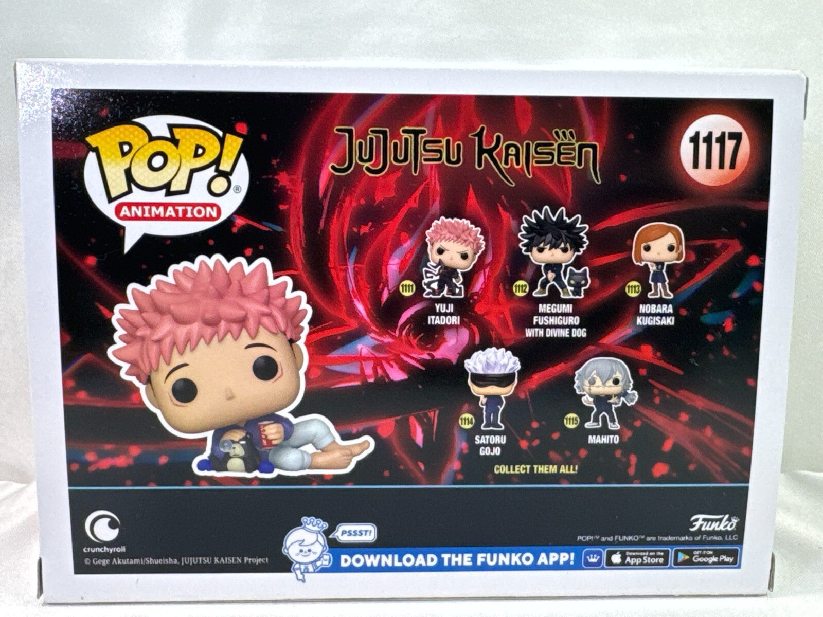 Yuji Itadori with Tsukamoto Doll Funko Pop #1117 Jujutsu Kaisen FYE Exclusive