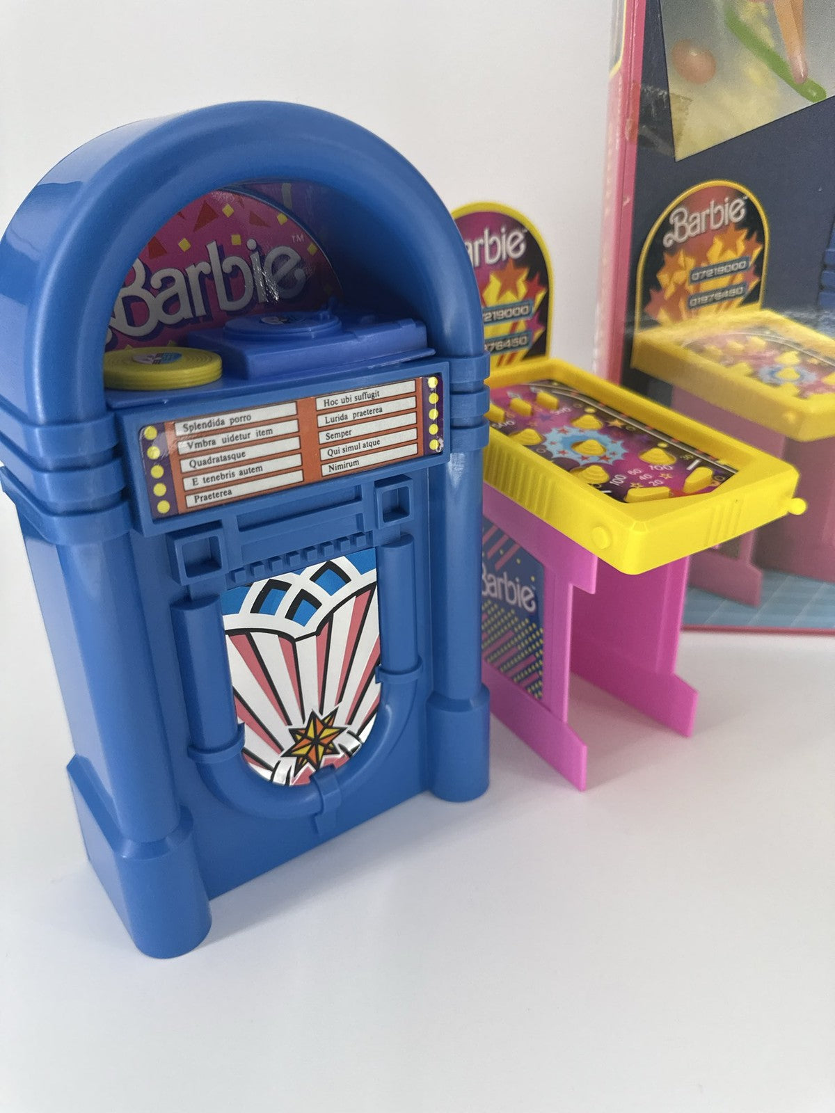 1989 Barbie Cool Times Snack Time Play Set ARCO 7356 w/Box & Diner