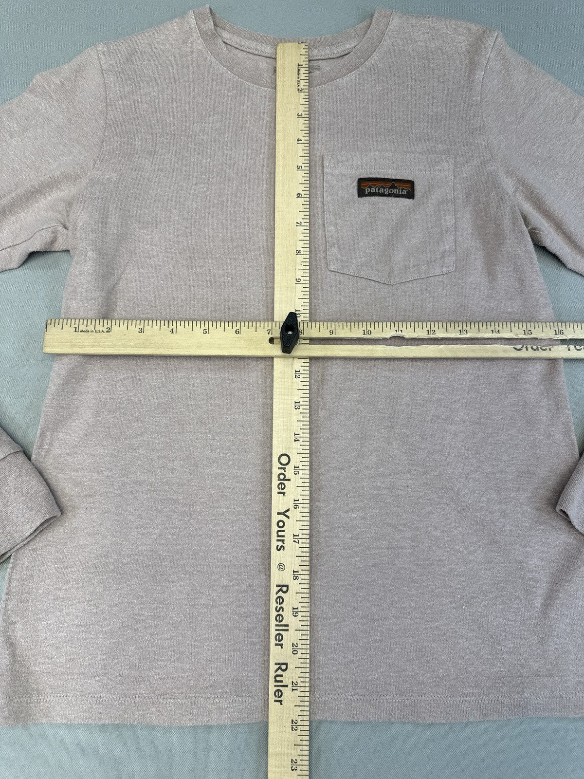 Patagonia 53335FA21 Long Sleeve Crewneck Shirt Unisex XS Gray Hemp Organic