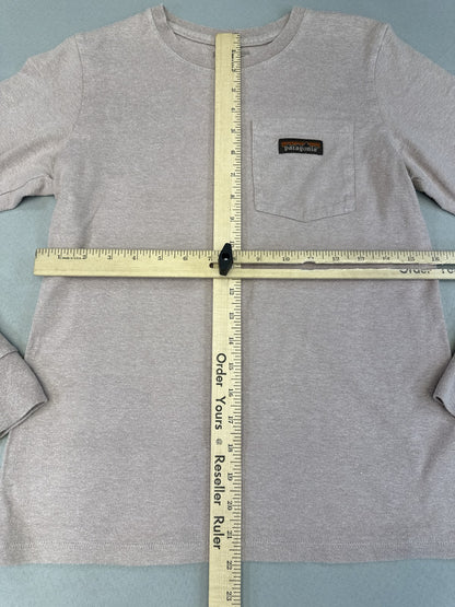 Patagonia 53335FA21 Long Sleeve Crewneck Shirt Unisex XS Gray Hemp Organic