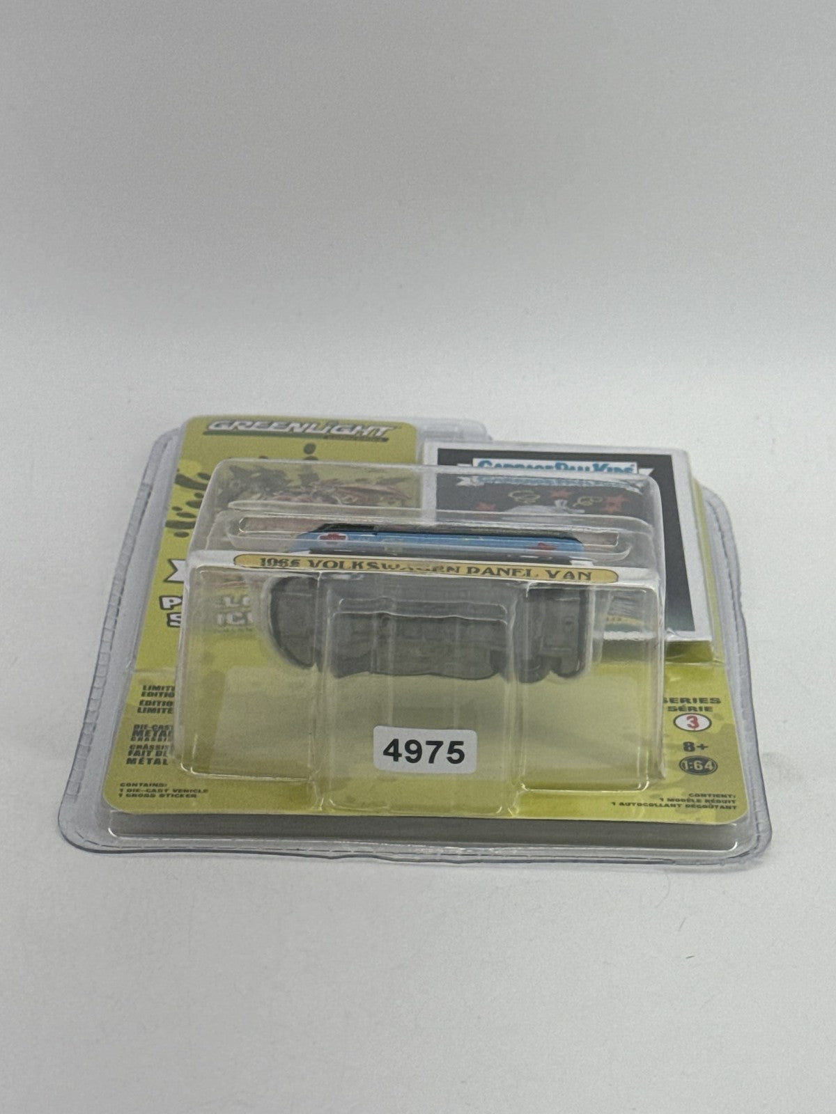 Greenlight Garbage Pail Kids Mauled Paul 1965 VW Panel Van 1:64 S3 Sticker