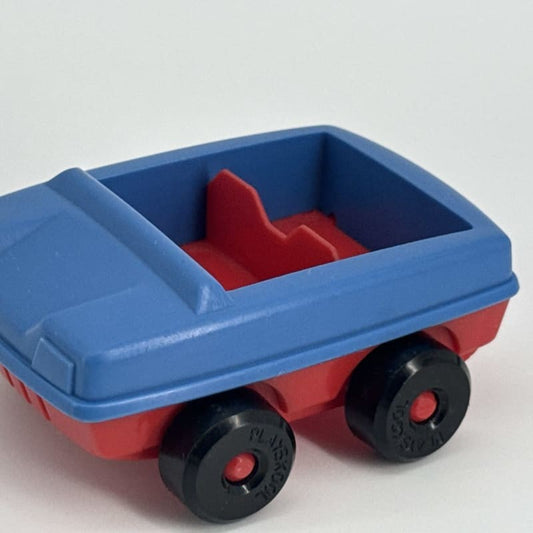 Playskool 1974 Familiar Places #480 Red Blue Car Toy
