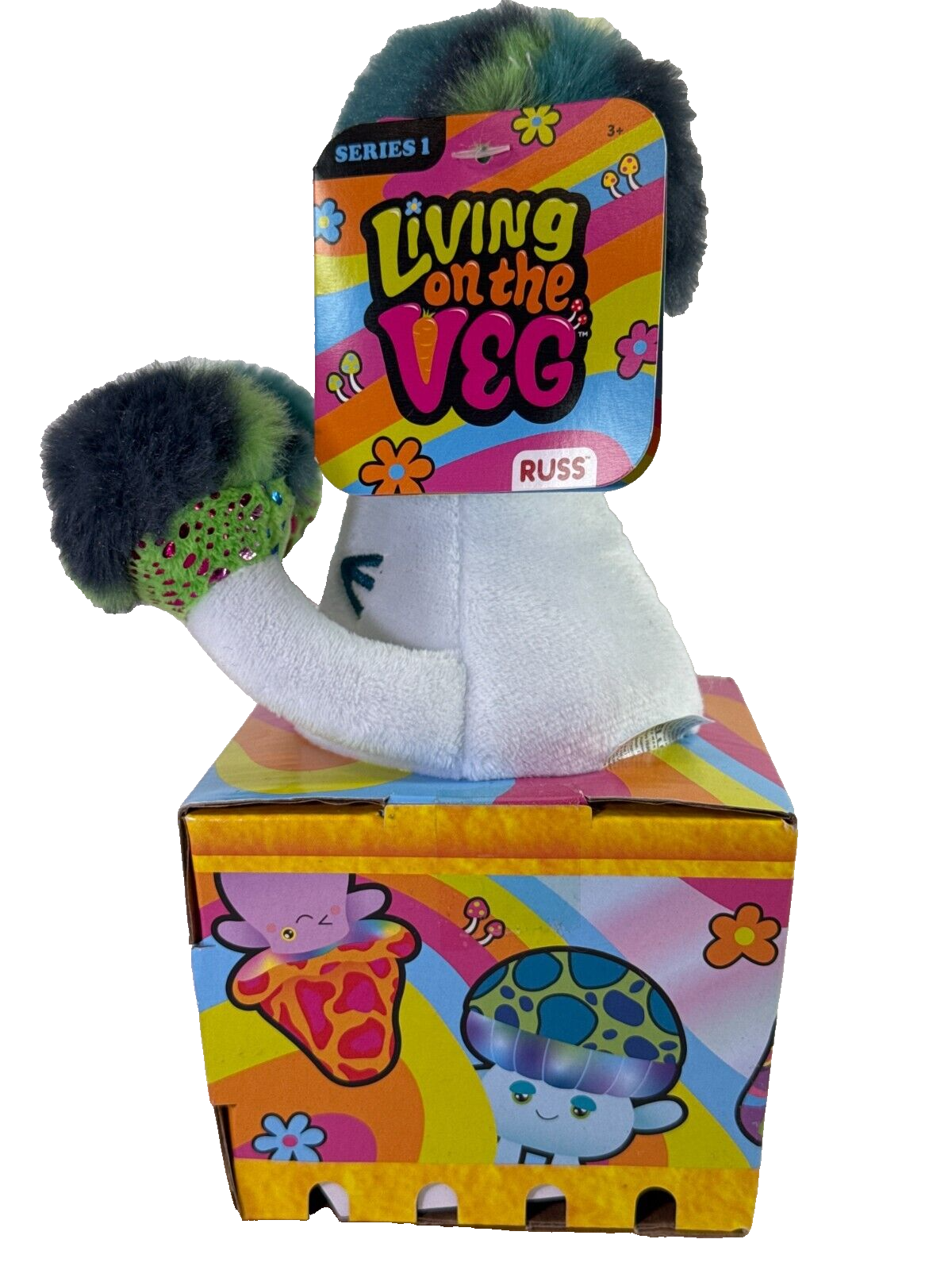 🌿🍄 Kellytoy Living On The Veg Series 1 – SHMU Mushroom Plush! 🍄🌿