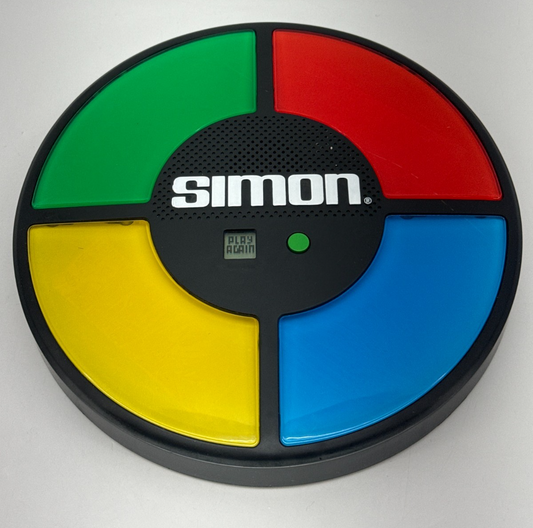 Hasbro Simon Game Electronic Memory Classic Light Sound Tested Working Toy