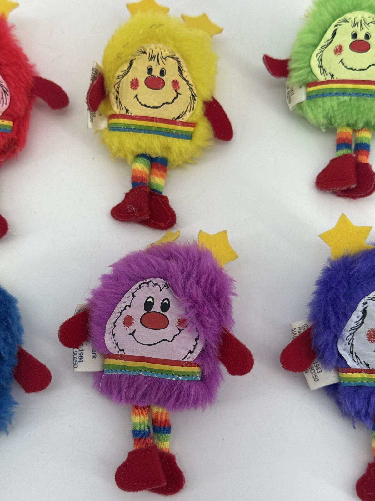 1983 Rainbow Brite Sprite mini Plush Lot Mattel Hallmark Stuffed Animal Set
