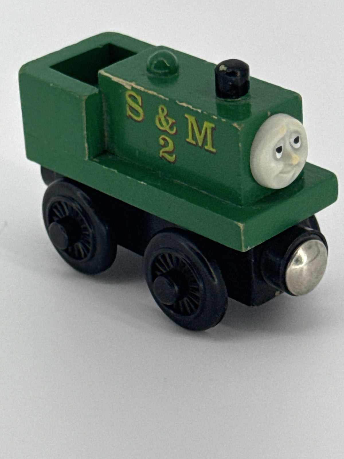 Thomas & Friends Wooden Railway Neil S&M 2 Green Tank Engine Train 1999