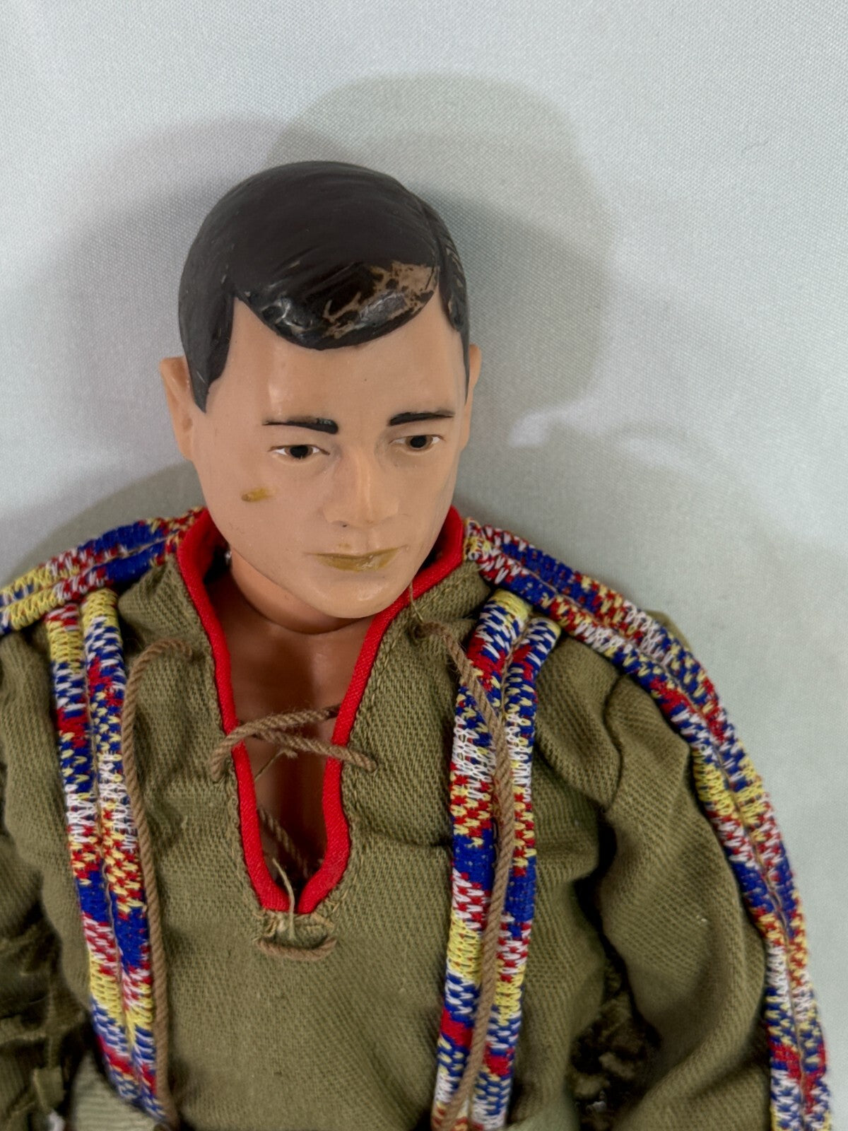 1964 GI Joe 12" Man of Action Scar Face Brown Hair Cotswold Elite Gear Set