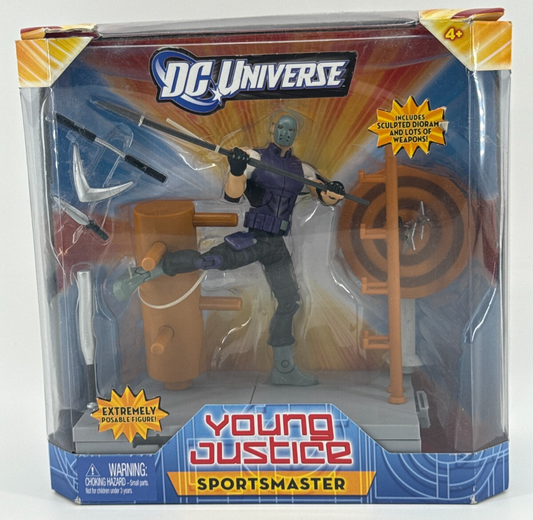2011 MATTEL DC UNIVERSE CLASSICS YOUNG JUSTICE SPORTSMASTER 6” FIGURE SEALED