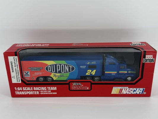 1995 Racing Champions Jeff Gordon #24 DuPont 1:64 Transporter Hauler