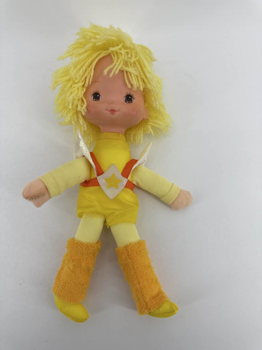 1983 Rainbow Brite Yellow 10" Doll Hallmark Mattel Plush