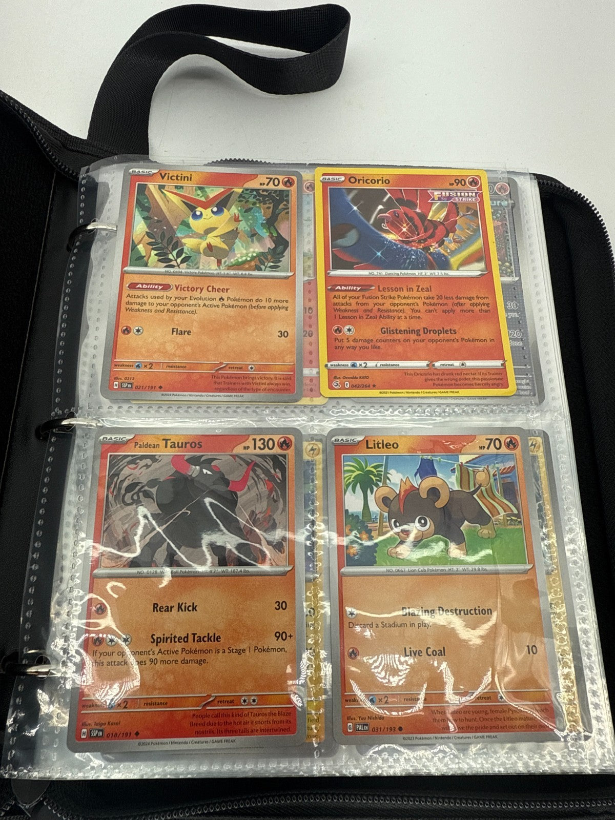 Pokémon Electric Card Lot Raichu Binder 100+ Lightning Type Bulk Non-Holo Set