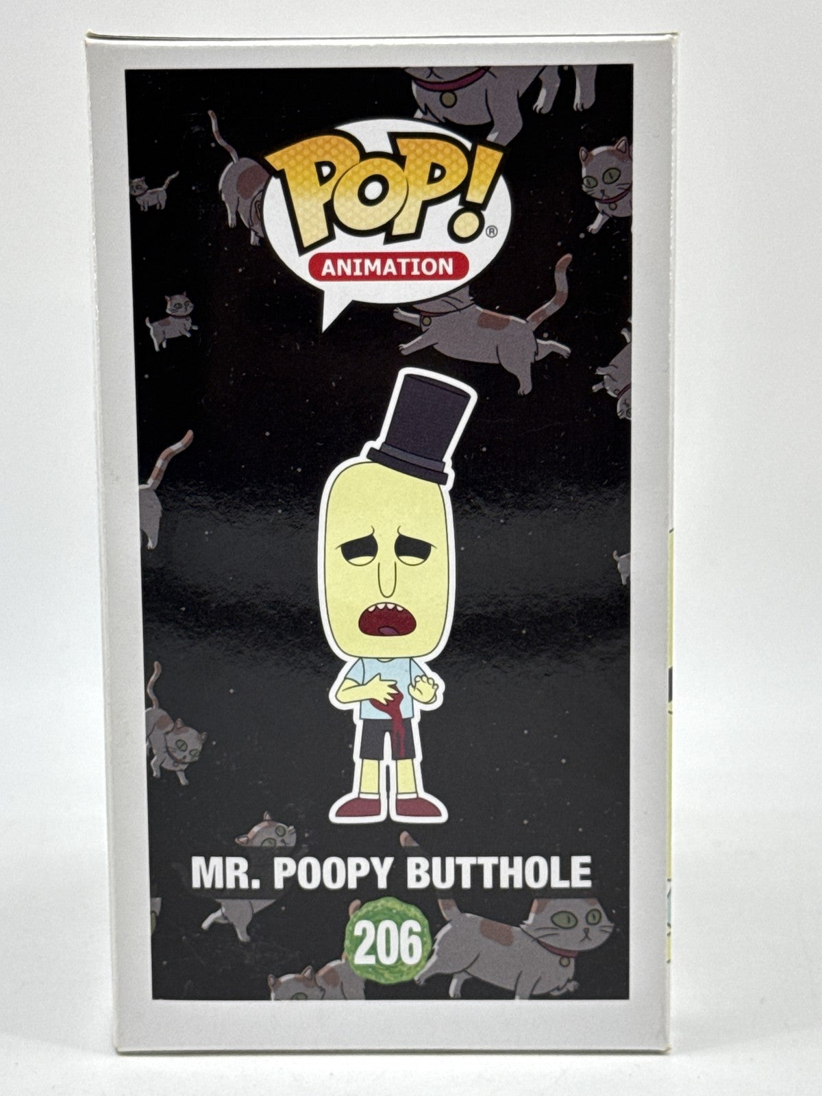 Funko Mr. Poopy Butthole Pop Mr. Animation Rick Morty #206 Vinyl