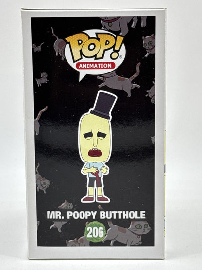 Funko Mr. Poopy Butthole Pop Mr. Animation Rick Morty #206 Vinyl