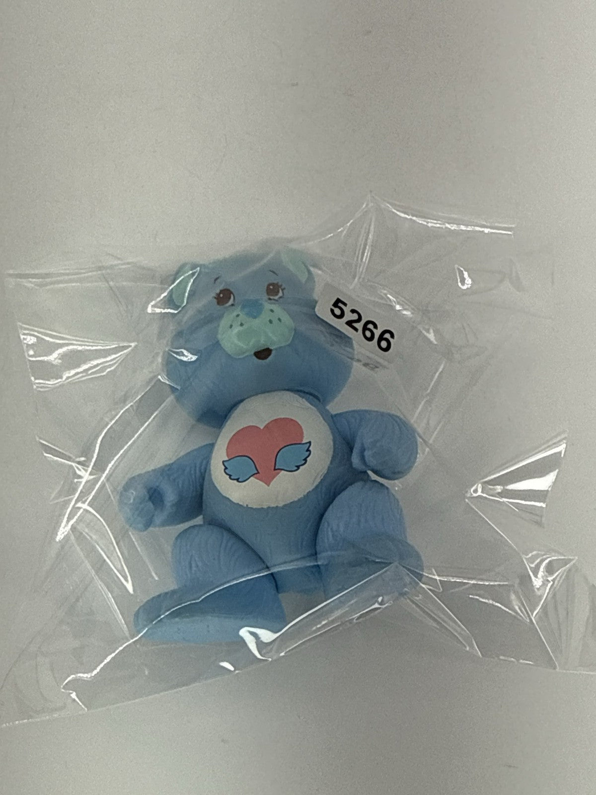 1985 Kenner Care Bear Swift Heart Rabbit Blue Figure