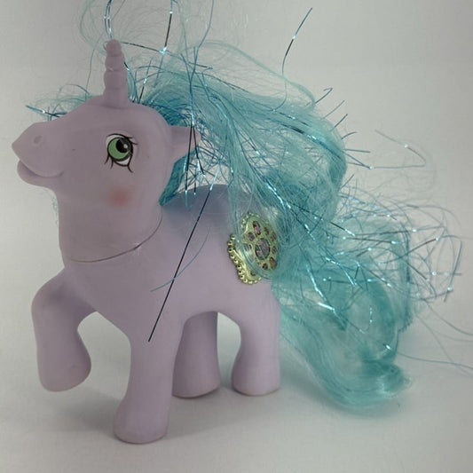 1987 MLP G1 Princess Sparkle Amethyst Unicorn