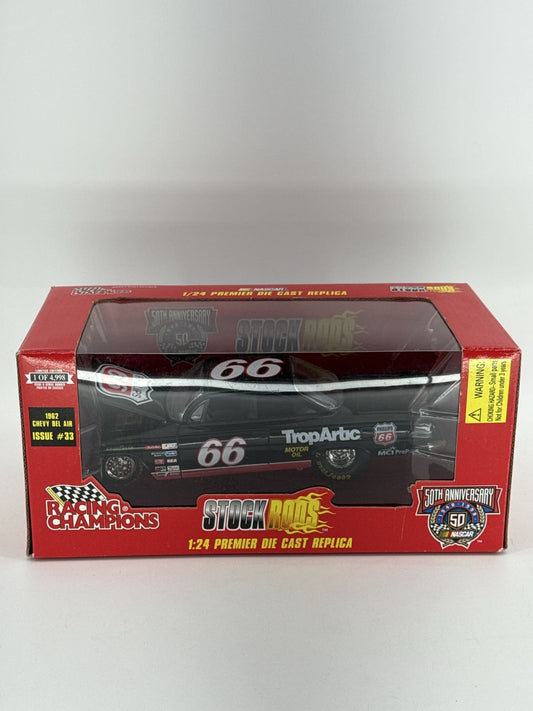 Racing Champions Stock Rods 1962 Chevy Bel Air 1:24 NASCAR 50th Anniv #66