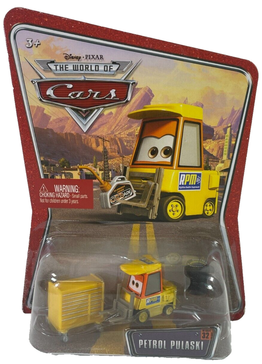 2007-08 Disney Pixar World of Cars #32 Petrol Pulaski Die-Cast RARE!  2041