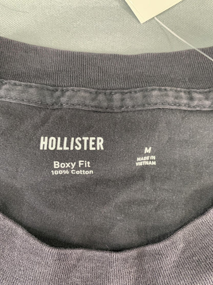 Hollister Mountain Dew Code Red Shirt Mens Medium Black Graphic Tee Boxy Fit