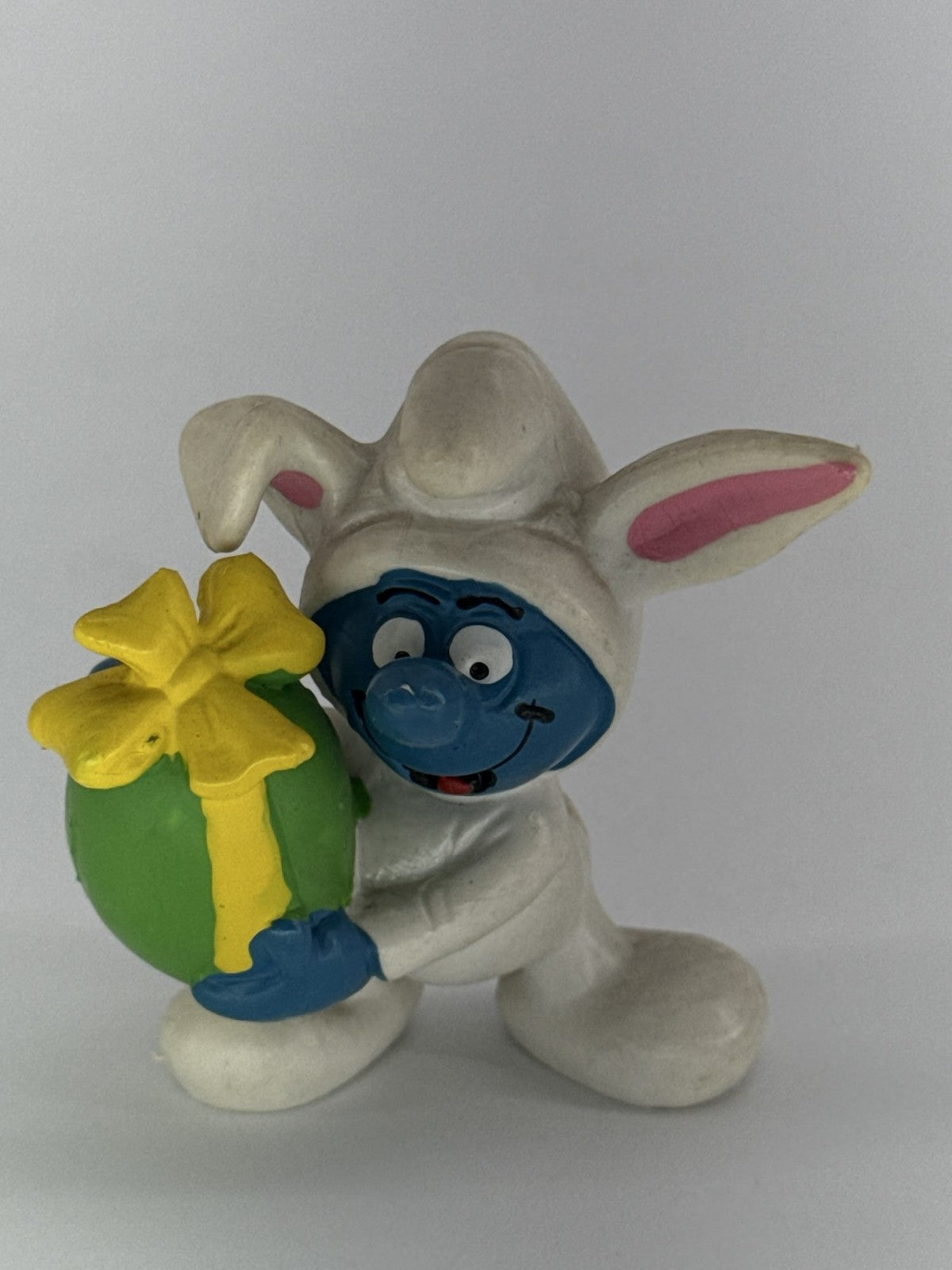 Lot of 5 Smurfs Peyo Schleich Figures Easter Bunny Cupid Bat Smurfette