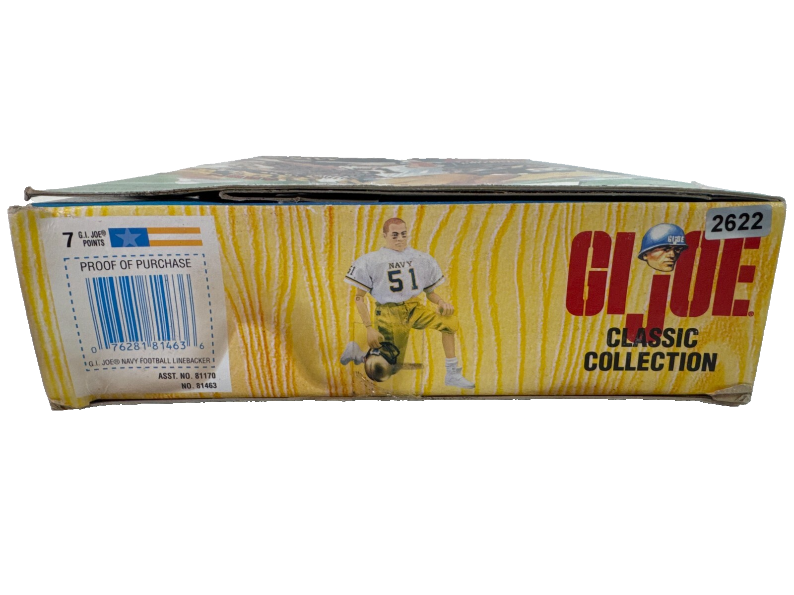 G.I. Joe Classic Collection Navy Football Linebacker 12" Figure 1998 Fair Box