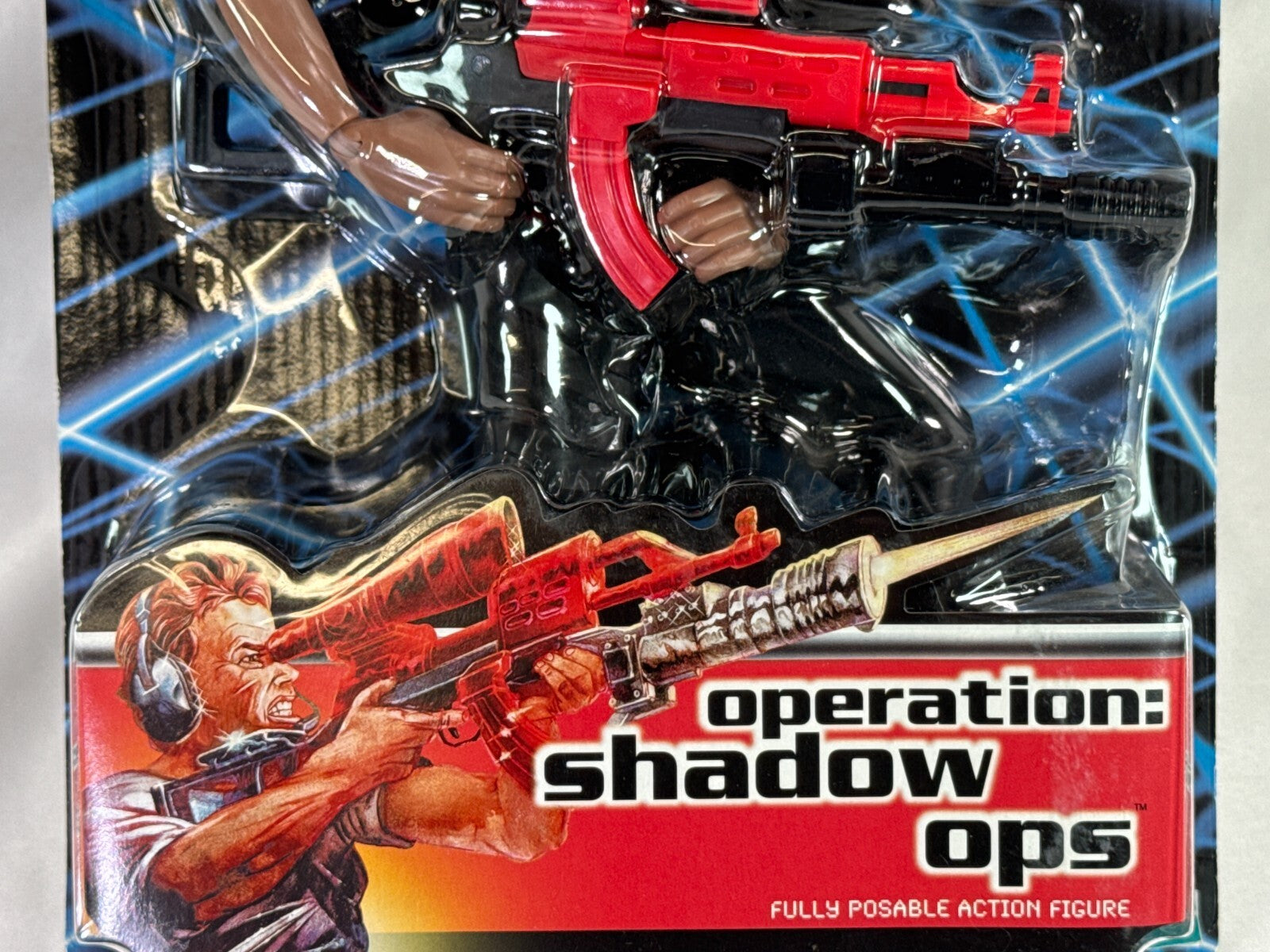 GI Joe Shadow Ops 12” Figure 1999 Hasbro MOC Missile Launcher Tactical Gear