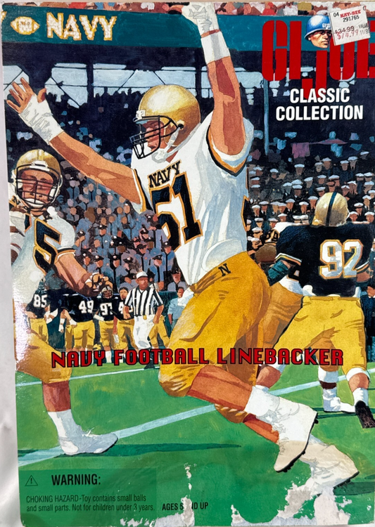 G.I. Joe Classic Collection Navy Football Linebacker 12" Figure 1998 Fair Box