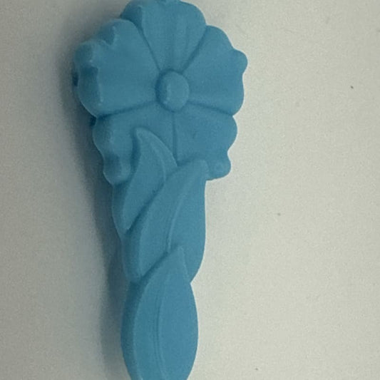 MLP G1 My Little Pony Blue Flower Brush Accessory