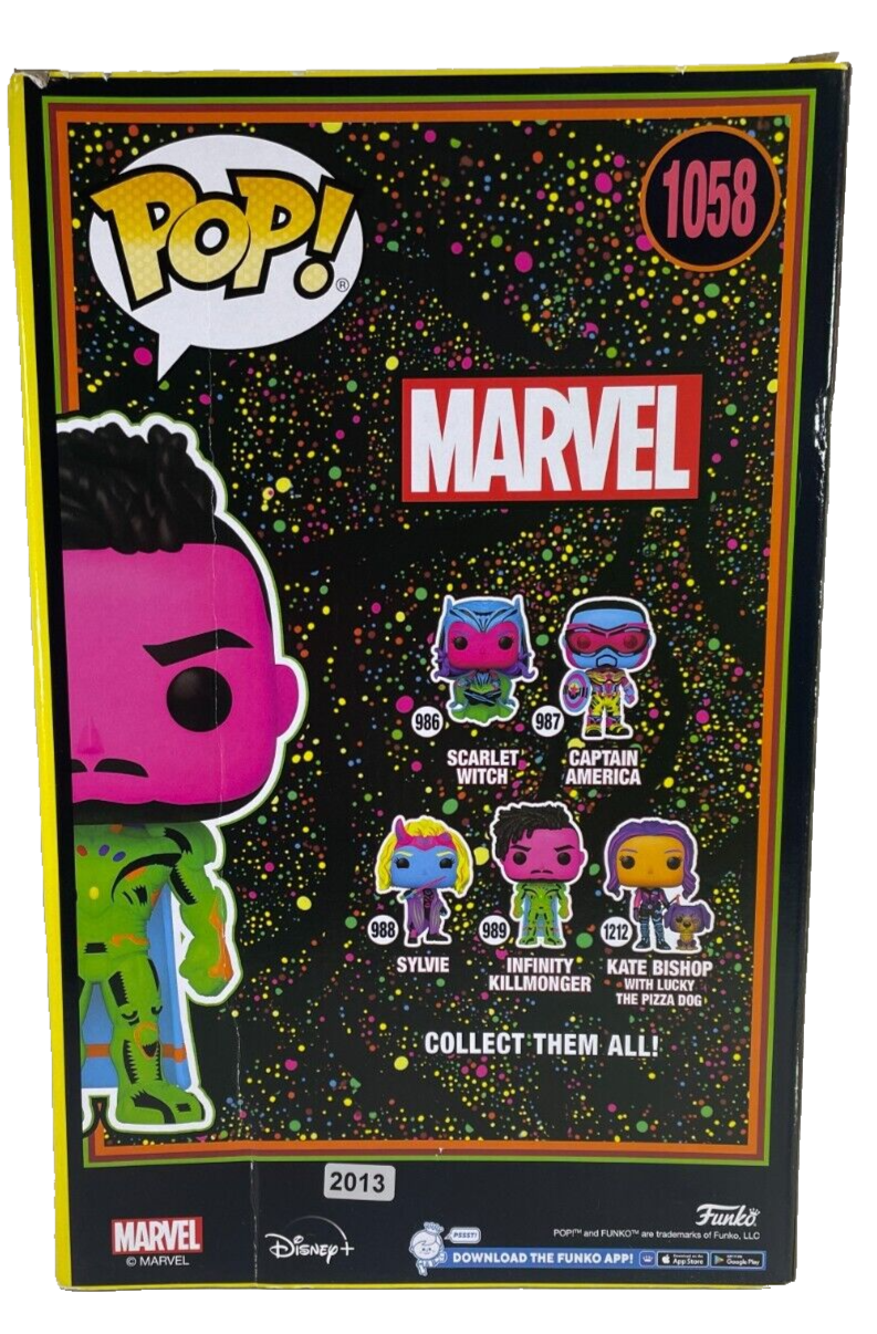 Funko Pop! Marvel Infinity Killmonger Blacklight 10 Inch Target Exclusive