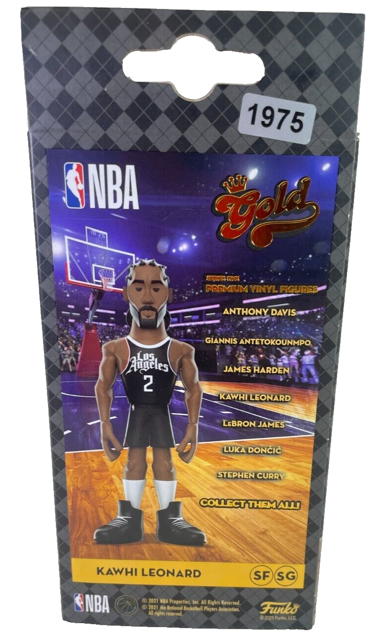 Funko Gold Kawhi Leonard Limited Edition – 5” Premium Vinyl Figure – Clippers