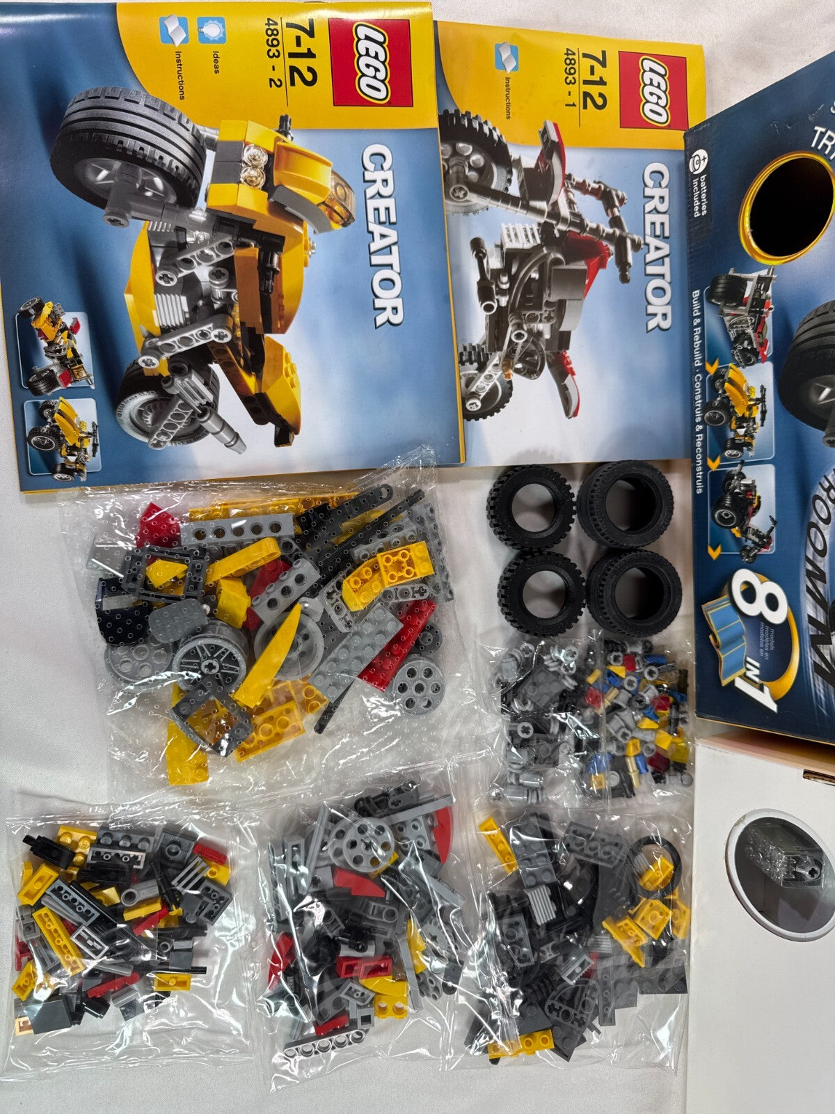 LEGO Creator 4893 Revvin' Riders Motorcycle Chopper 8in1 Sound Brick 360pcs Seal