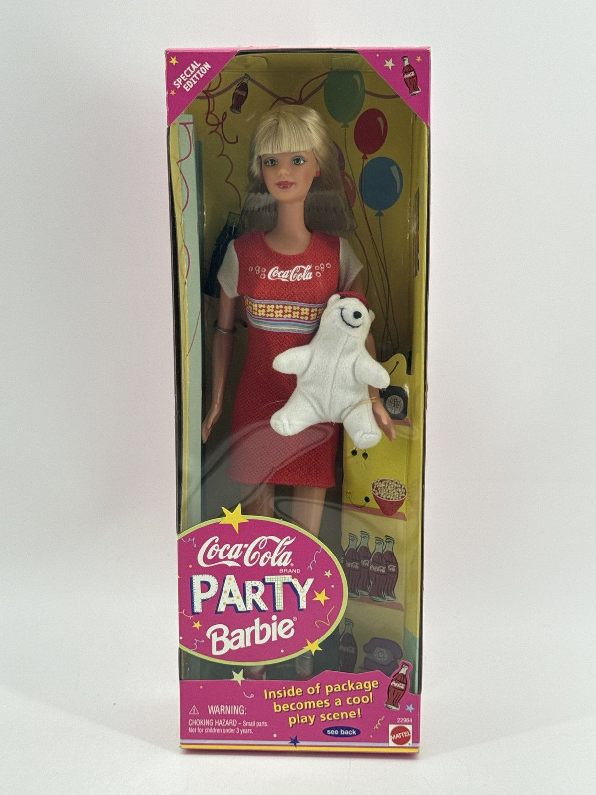 1998 Coca-Cola Party Barbie Special Edition Mattel #22964 NRFB
