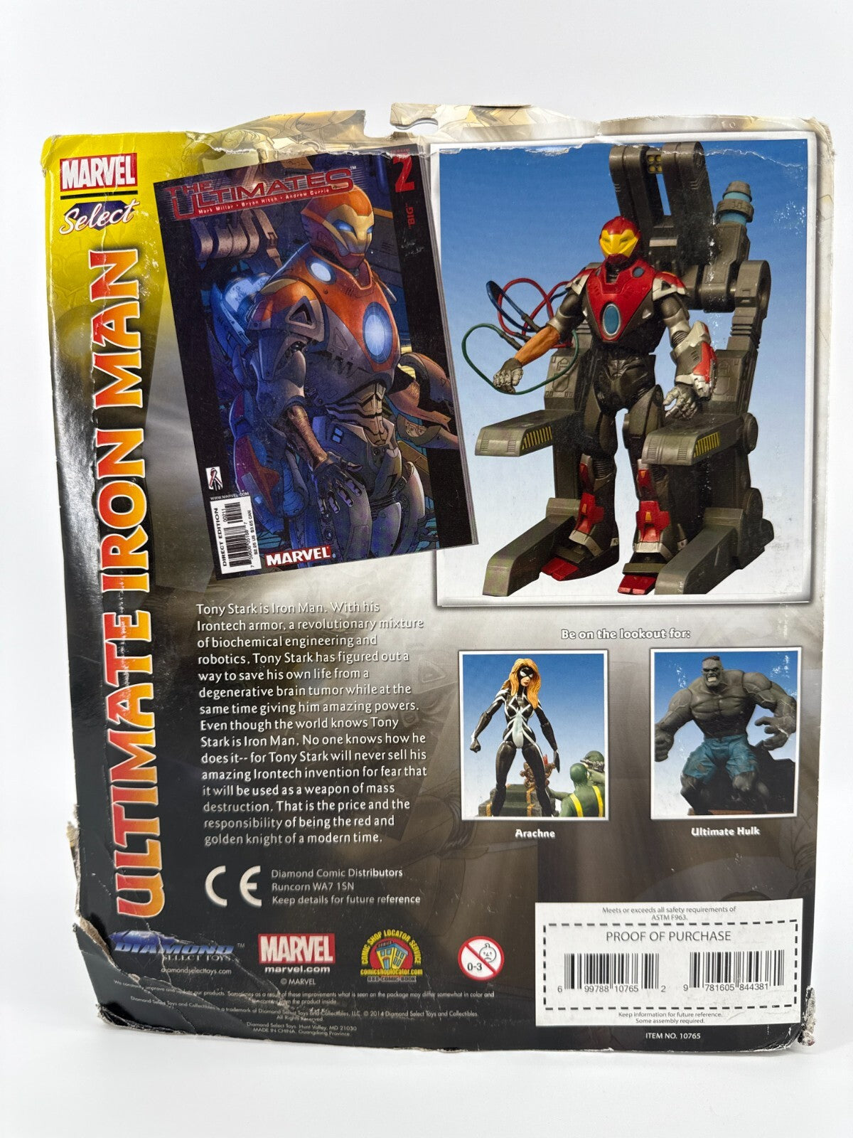 Marvel Select 2014 Ultimate Iron Man Action Figure Diamond Toys Special Edition