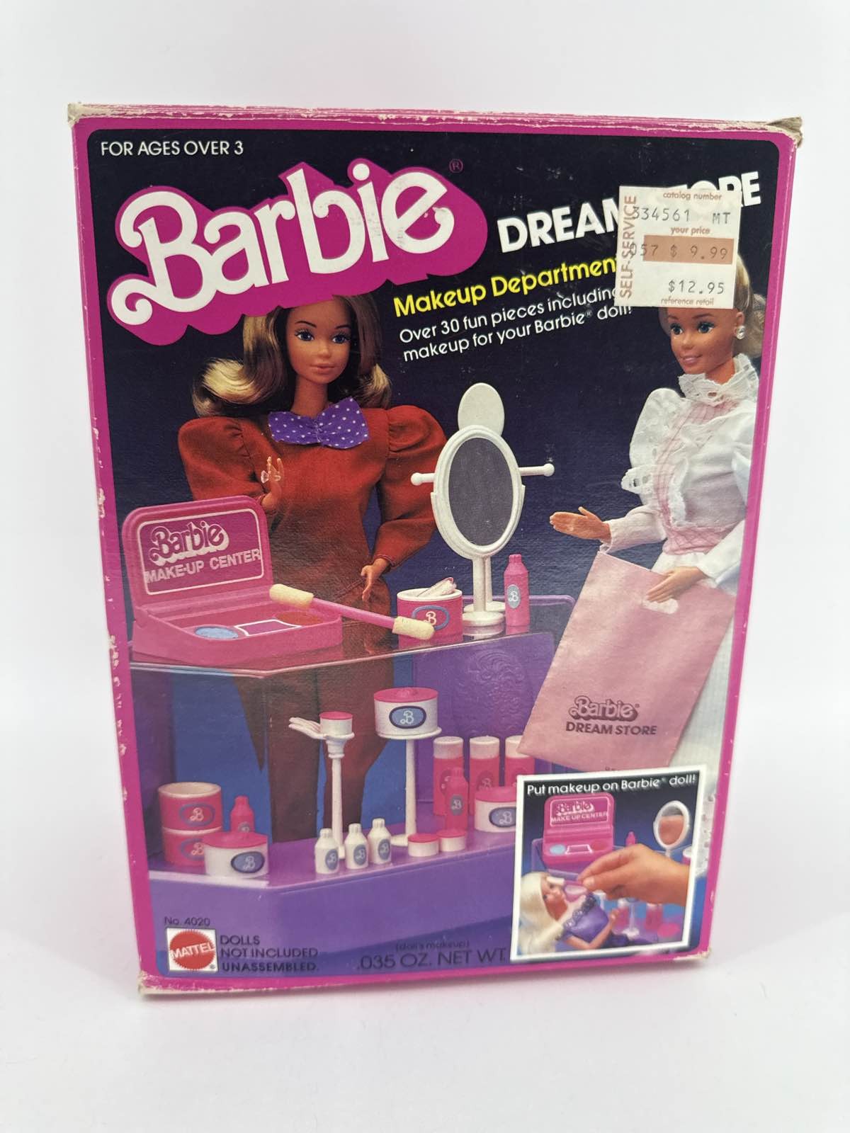 1982 Barbie Dream Store Makeup Counter W/ Box 4020