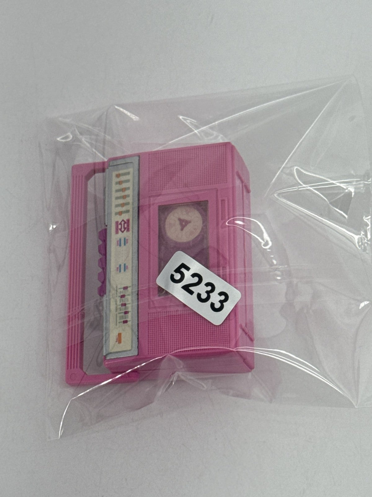 Barbie Pink Boombox Cassette Wind Up 1980s Toy