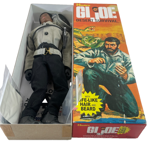 1964 Hasbro GI Joe Desert Survival Adventure Team Figure Beard Incomplete 12”