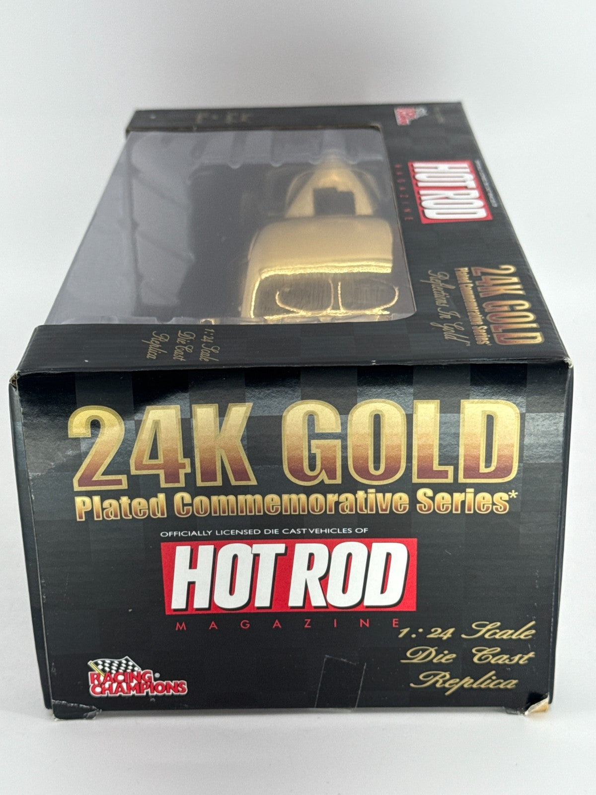 Racing Champions 1:24 24K Gold ‘40 Ford Coupe Diecast HOT ROD Magazine Ltd 1 of