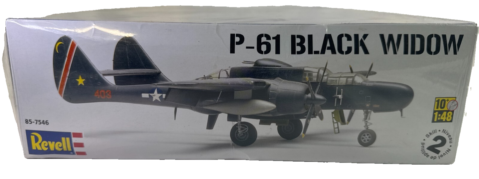 Revell 1/48 Scale P-61 Black Widow Model Kit 85-7546 Factory Sealed 2012 Aircraf