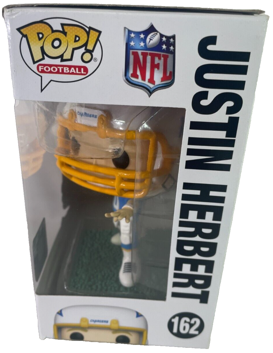 Funko Pop! NFL Justin Herbert #162 LA Chargers Vinyl Figure – Must-Have Collecti