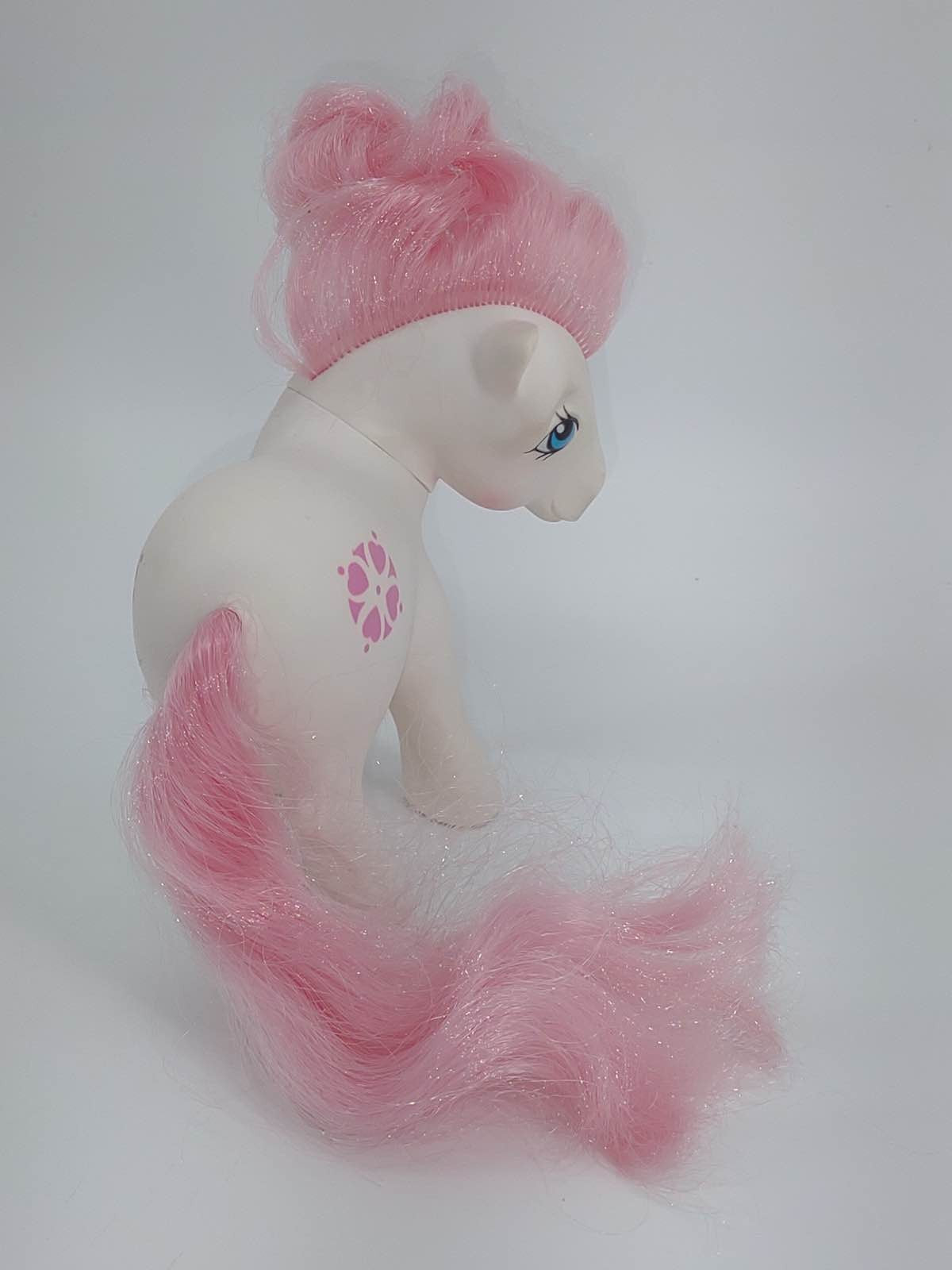 1983 My Little Pony G1 Sundance White Pink Hearts Hasbro MLP Figure