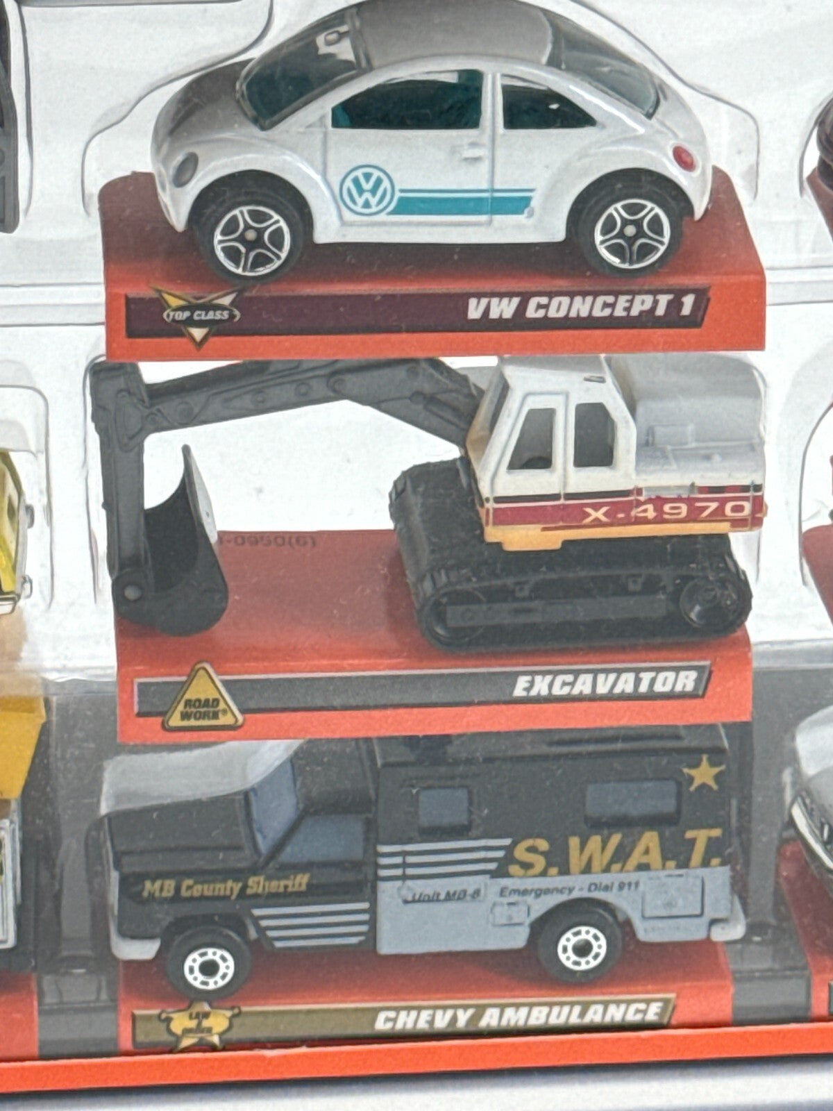 1998 Matchbox Starter Collection 10-Pack Diecast Vehicles Set #36479 Mattel NIB
