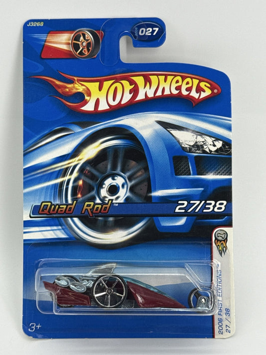 Hot Wheels 2006 First Editions Quad Rod 27/38 Red Car