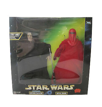 Kenner Star Wars Action Collection Emperor Palpatine Royal Guard 1998 MIB TALKIN